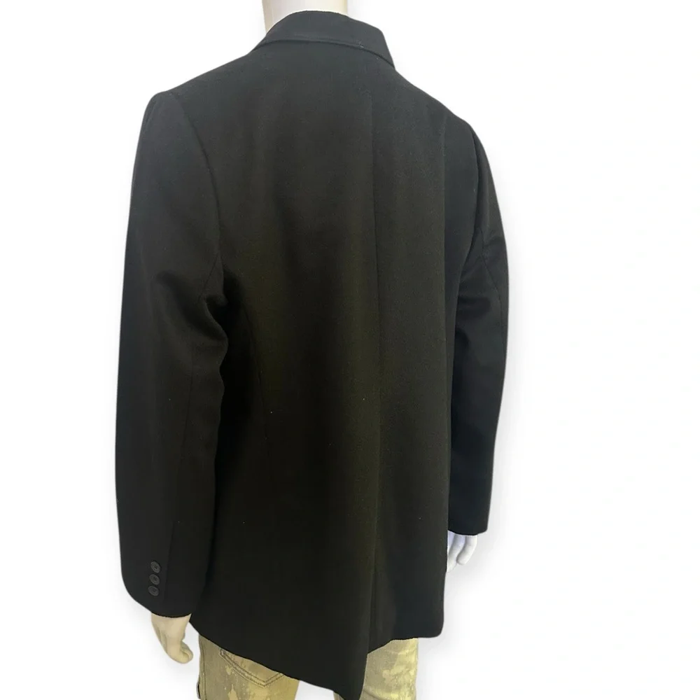 Classic Black Cashmere Blazer